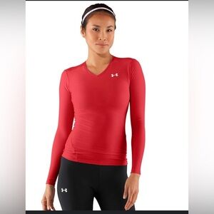 Under Armour Updated HeatGear Frequency women's long-sleeve tee- Size Large